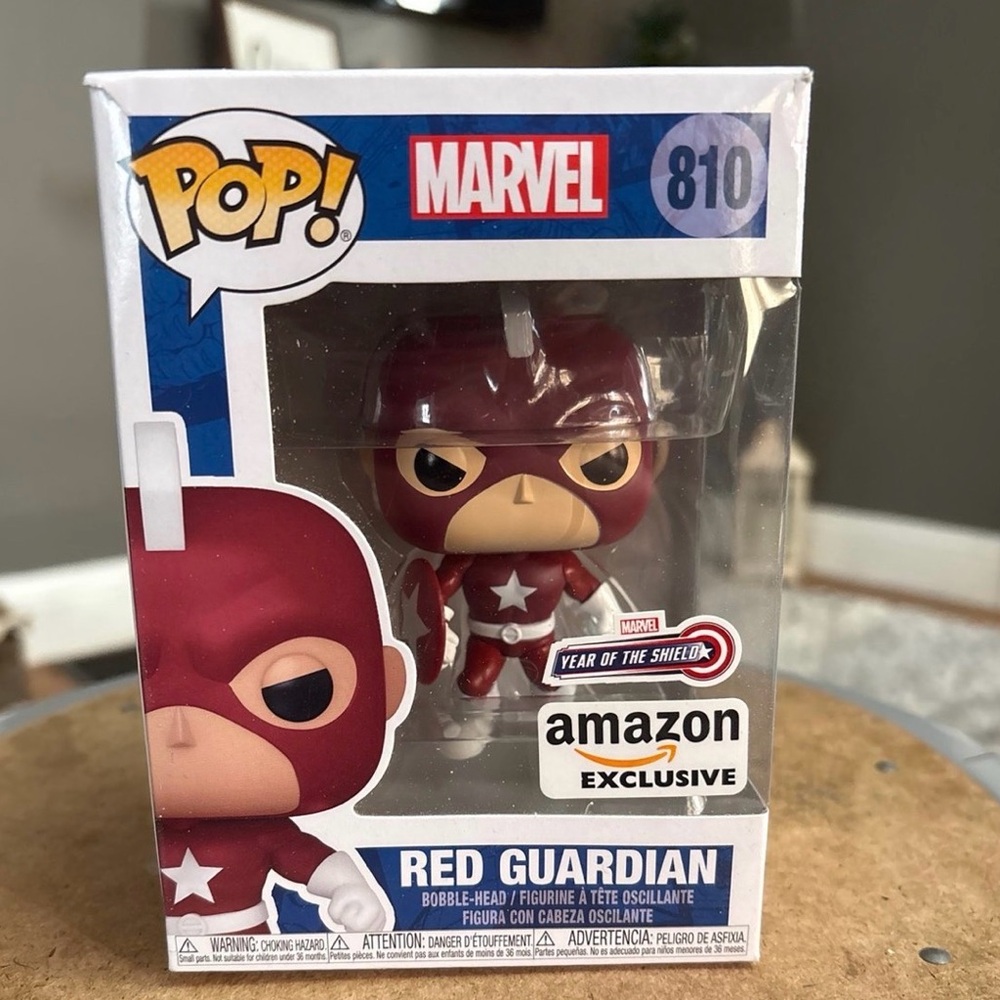 Funko Pop Marvel Red Guardian Figure